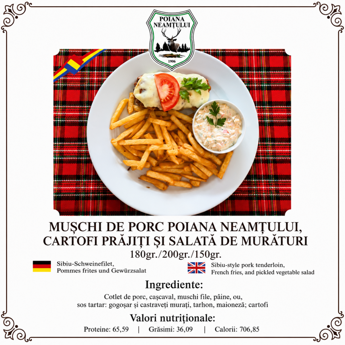 Mușchi de porc Poiana Neamțului