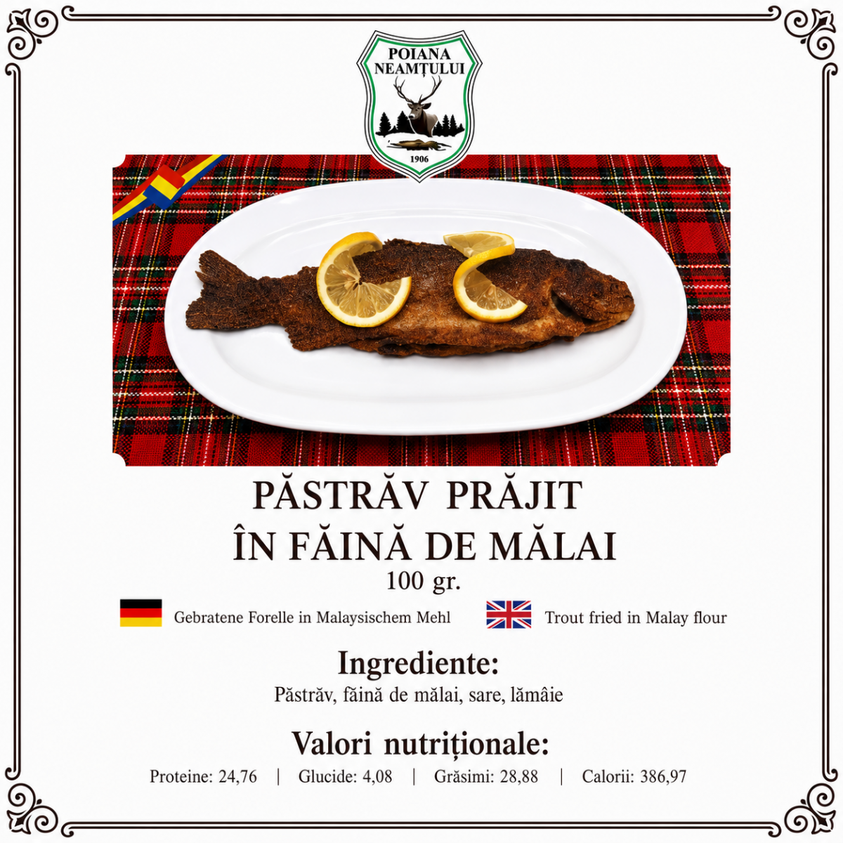Păstrăv prăjit