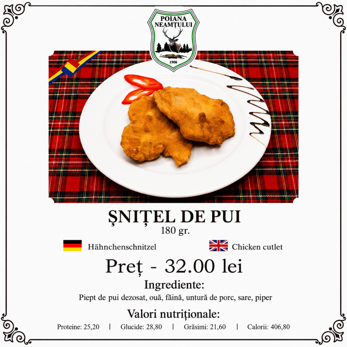Șnițel de pui