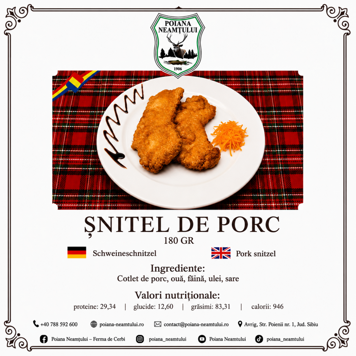 Șnițel de porc